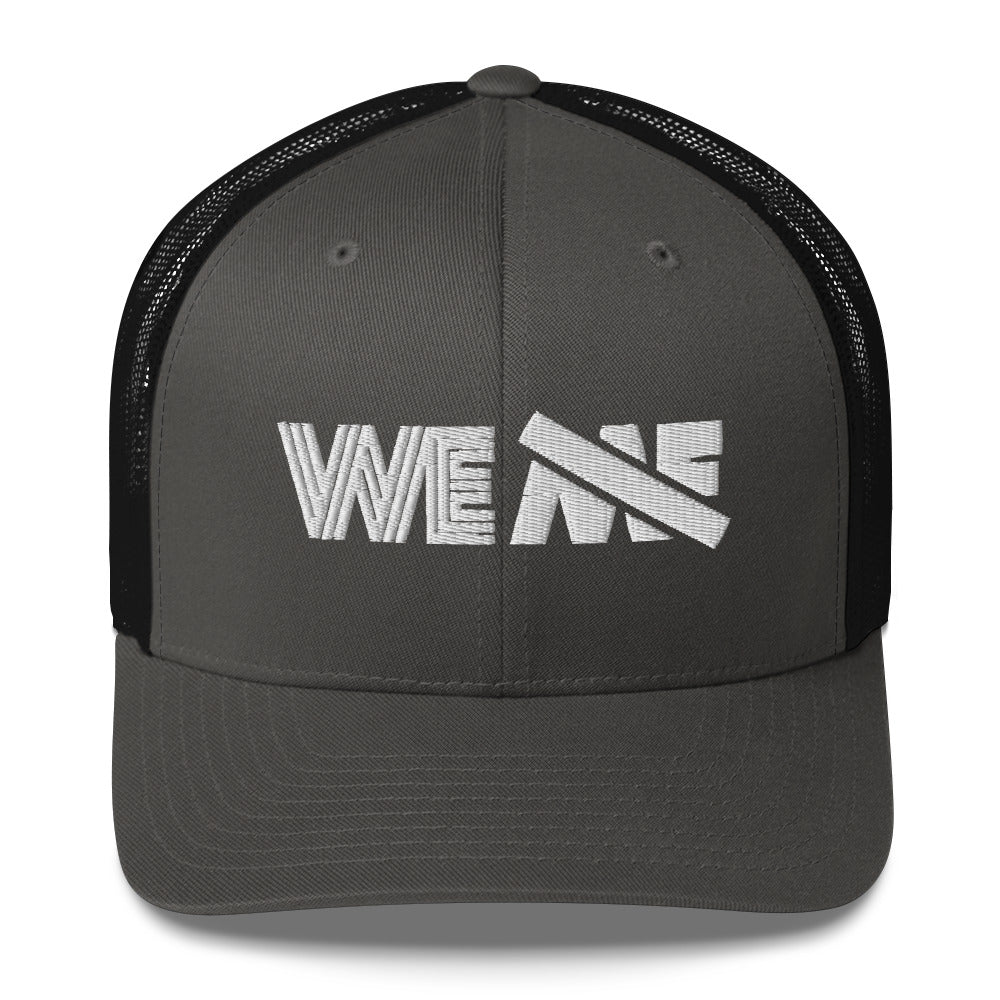 We Not Me trucker cap