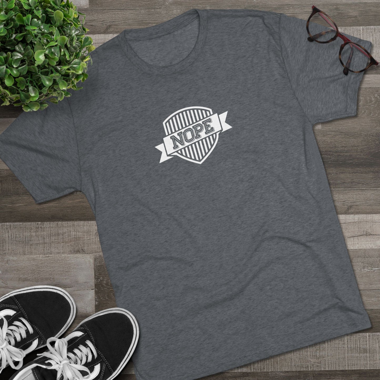 NOPE Badge - Tri-blend (Unisex)