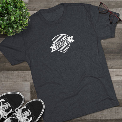 NOPE Badge - Tri-blend (Unisex)