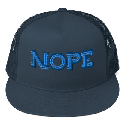 NOPE trucker cap