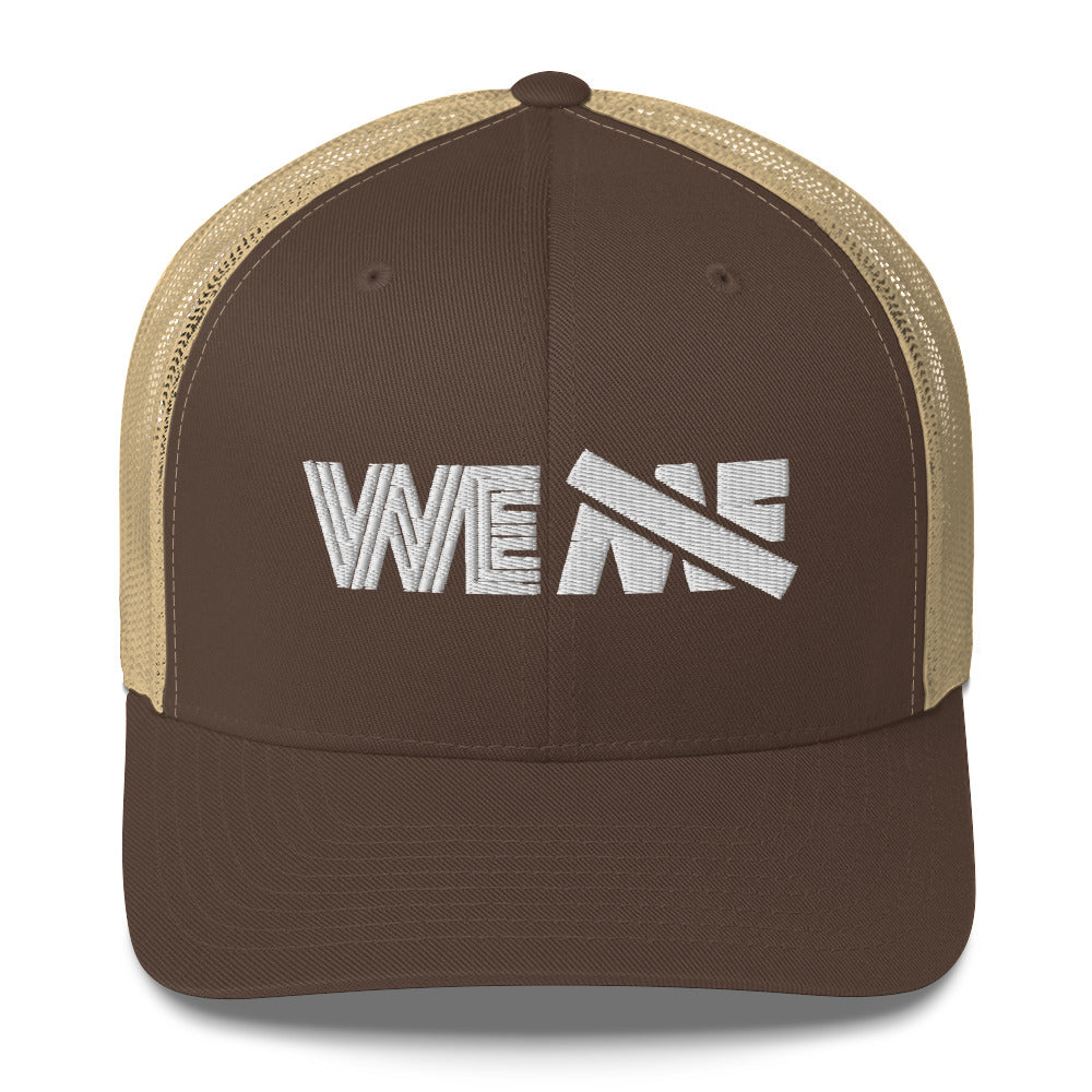 We Not Me trucker cap