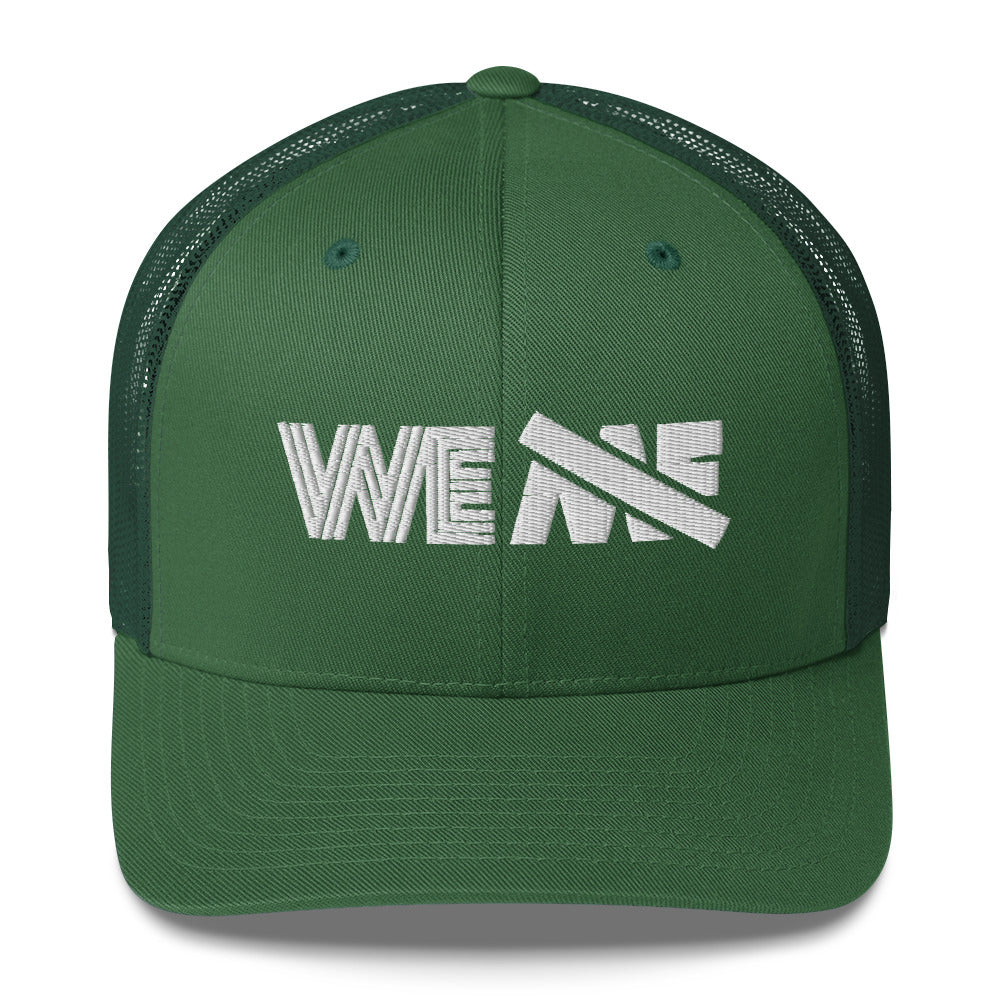 We Not Me trucker cap