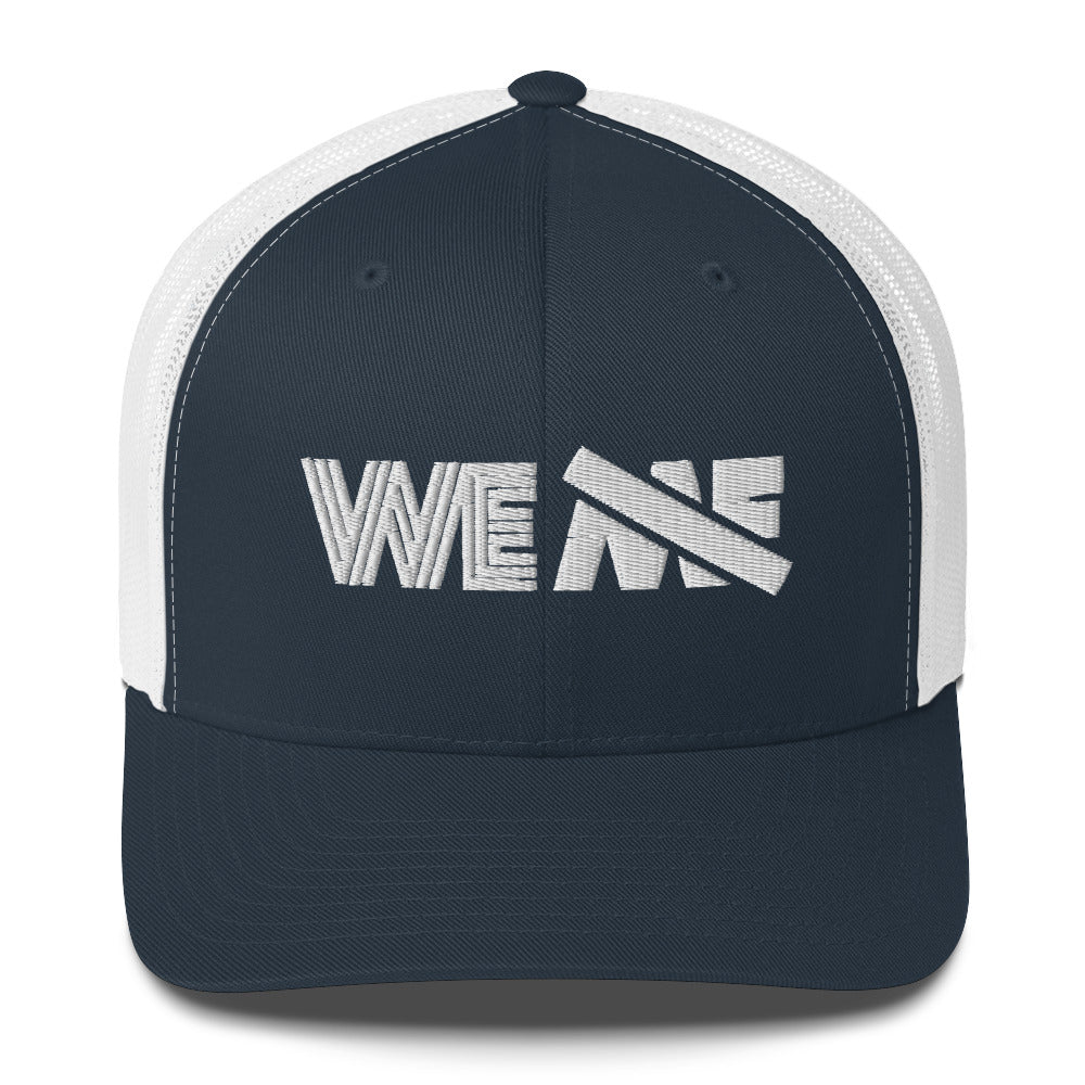 We Not Me trucker cap